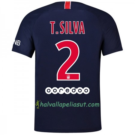 Jalkapallo Pelipaidat Paris Saint-Germain T.Silva 2 Kotipaita 2018-2019 Lyhythihainen